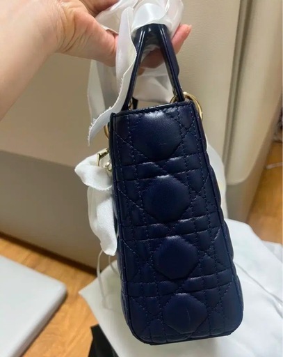 Dior ネイビー My ABCDior カナージュバッグ スモール