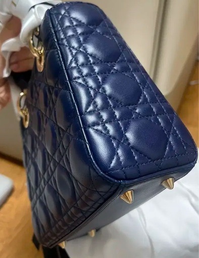 Dior ネイビー My ABCDior カナージュバッグ スモール