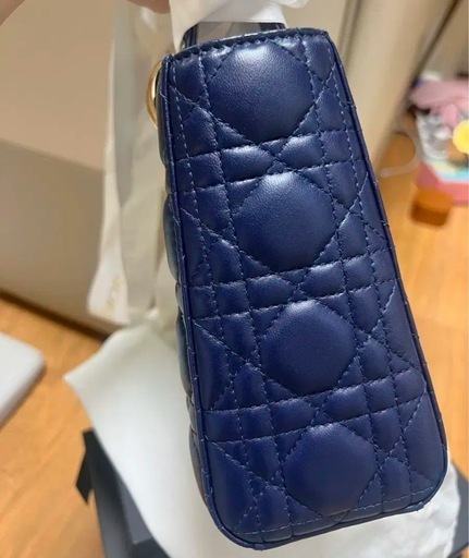 Dior ネイビー My ABCDior カナージュバッグ スモール