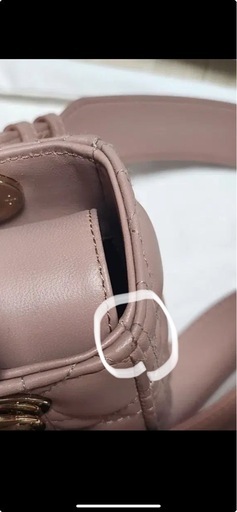 Lady Dior My ABCDior バッグ スモール　カナージュ　ラムスキン
