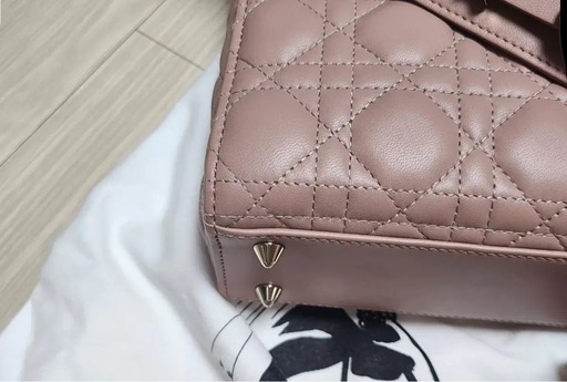 Lady Dior My ABCDior バッグ スモール　カナージュ　ラムスキン
