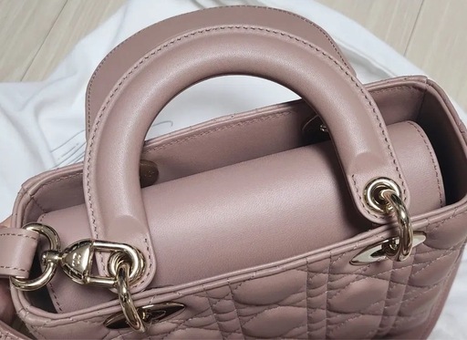 Lady Dior My ABCDior バッグ スモール　カナージュ　ラムスキン
