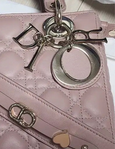 Lady Dior My ABCDior バッグ スモール　カナージュ　ラムスキン

