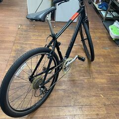 リサイクルショップどりーむ天保山店　No1508 クロスバイク　GIANT　GRAVIER　ジャイアント　ギア切替３×８段変速　マットブラックカラーの画像