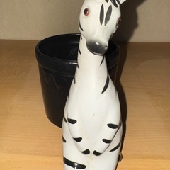 シマウマのオブジェ