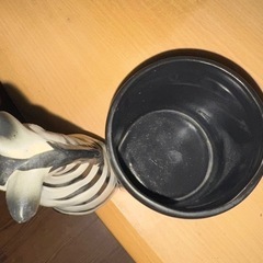 シマウマのオブジェの画像