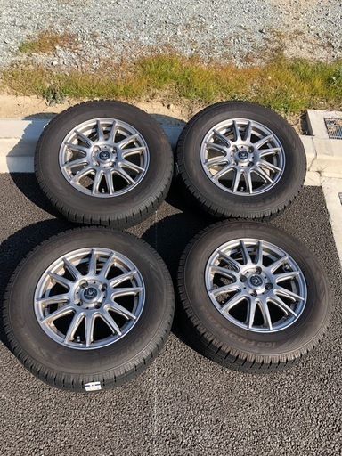 14インチ　アルミホイル付きスタッドレスタイヤ