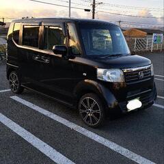 🎵値下げ🎵N-BOX（黒）車検付　社外16インチ　LEDヘッドラ...