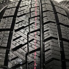 【新品】引取可能 2024年製 BS BRIDGESTONE BLIZZAK VRX2 155/65R14 75Q 14インチ スタッドレス 4本 ムーヴ タント ミライース等　(JRC120)の画像