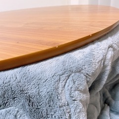 こたつ　100cm   円形　折りたたみ可の画像