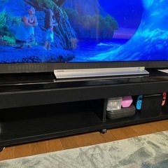 スピーカー付きテレビ台　オーディオ　
