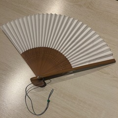 シマエナガ　扇子の画像