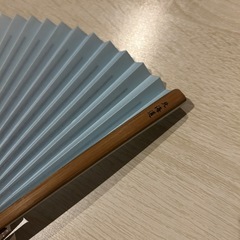 シマエナガ　扇子の画像