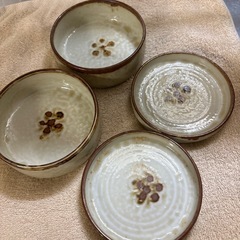 蓋付き小鉢　うめ　2セット