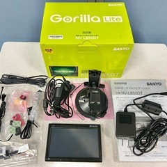 ■ポータブルナビ ゴリラ NV-LB55DT■SANYO Gorilla Lite SSD ポータブルナビゲーション カーナビ サンヨー■ジャンク品 通電確認のみの画像