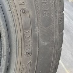 中古155/65R14ダンロップRV505タイヤのみ４本、ブリジ...