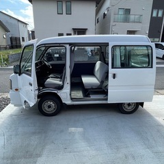 総額16.0万円★車検ロング★車内広々フラット軽箱バン★5MT★平成21年式 スバル サンバーバン VB(TV1)13.8万キロ 車検令和8年12月 ホワイトの画像
