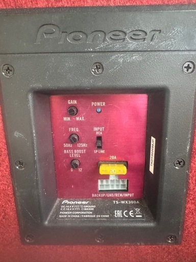 Pioneerウーハー