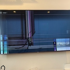 SONY ブラビア　55V型　KJ-55X9000F 画面にひび...