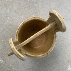 手桶型花器 花入れ 焼物の画像
