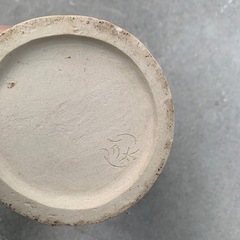 手桶型花器 花入れ 焼物の画像