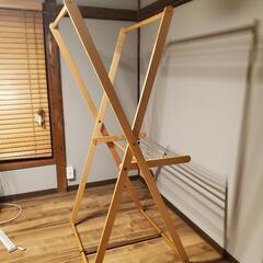 折り畳みハンガーラック　コート掛け　洗濯物干しラック