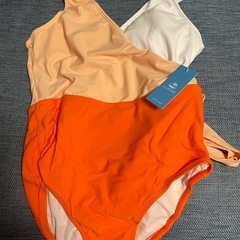 [CUPSHE] カップシー レディース ワンピース水着 ラップ カラーブロック タイサイド ベイジングスーツの画像