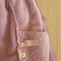 UNIQLO フリースジャケット 120サイズ 薄紫 上着 子供服 キッズの画像