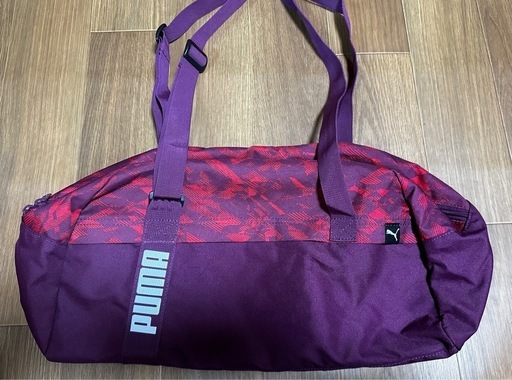 PUMA ボストンバック　紫/ピンク