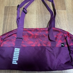 PUMA ボストンバック　紫/ピンク