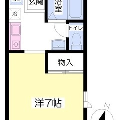🏢安心の叶えRoom✨『1R』春日部市藤塚✨敷金礼金無料💰✨人気...