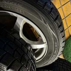155/65r13 スタッドレス付アルミホイール！の画像