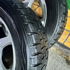 155/65r13 スタッドレス付アルミホイール！の画像