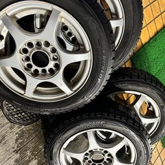 155/65r13 スタッドレス付アルミホイール！の画像
