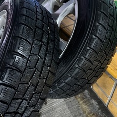 155/65r13 スタッドレス付アルミホイール！の画像