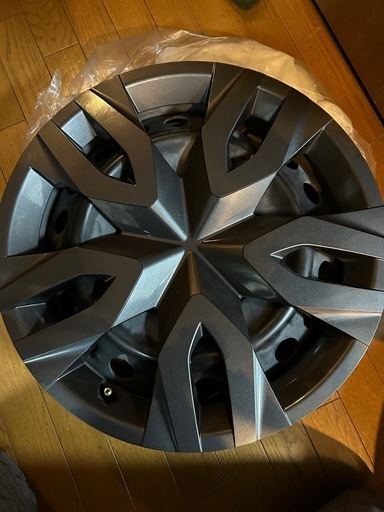 17 6.5J +40 PCD114.3 5H TOYOTA純正スチールホイル＆ホイルキャップ