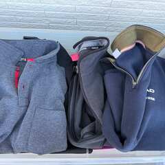 フリース等の暖かいもののいっぱいの画像