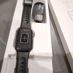 ✨新品✨ スマートウォッチ 通話 通知 腕時計 ブラックの画像