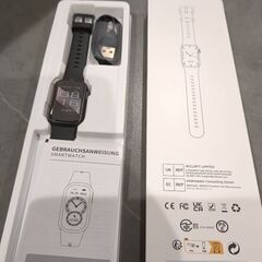 ✨新品✨ スマートウォッチ 通話 通知 腕時計 ブラックの画像
