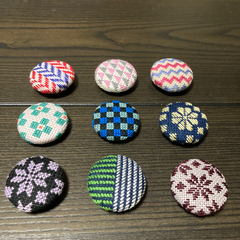 刺し子手作りマグネット　1つの価格です