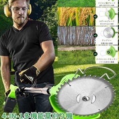 【新品】　草刈り機 充電式 草刈機 軽量 コードレス 電動 バッテリー付き 家庭用の画像