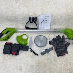 【新品】　草刈り機 充電式 草刈機 軽量 コードレス 電動 バッテリー付き 家庭用の画像