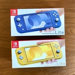 Nintendo Switch Liteイエロー&ブルー　2台セット