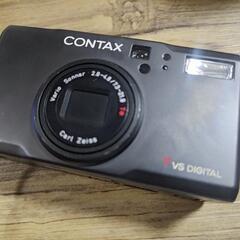 CONTAX TVS DIGITAL 革ケース バッテリー2個付属