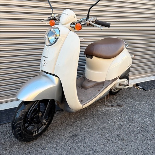 3074.安心の水冷エンジン　スクーピー　バッテリー、シート、ミラー新品　千葉県柏市　即日配送、自走引き取りも可能