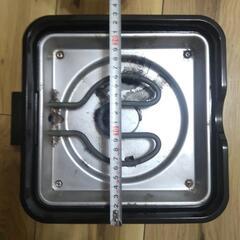 お一人様向けホットプレート 山善 YHC-W601(B)の画像