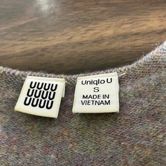UNIQLO U 七分丈ニットワンピースの画像
