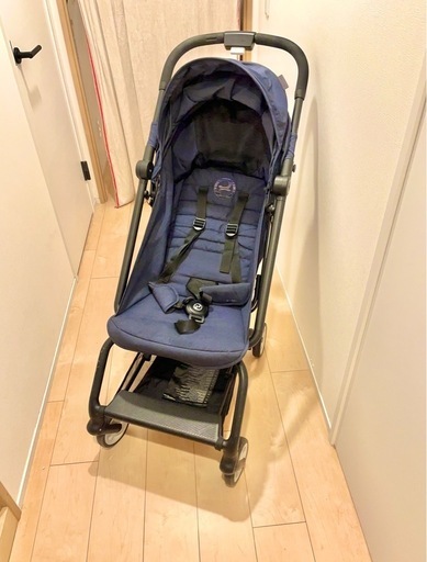 サイベックス　cybex イージー　eazy s ベビーカー　コンパクト　軽量　デニムブルー　Denim Blue