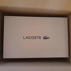 【新品】LACOSTE　ガゾンキャンパススリッポン(262)RED　24cmの画像