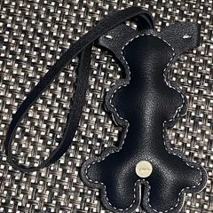 シュナウザー　バッグチャーム　キーホルダーの画像